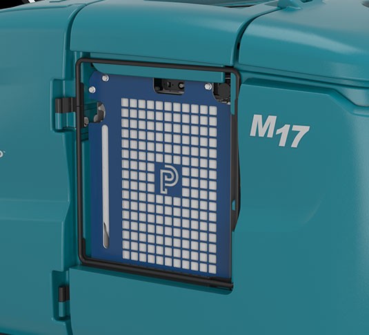 M17 Spazzatrice-lavapavimenti uomo a bordo alimentata a batteria alt 4
